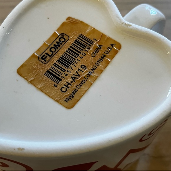 Vintage set of heart shaped coffee mugs EUC. HEARTS VALENTINES DAY - Picture 6 of 8